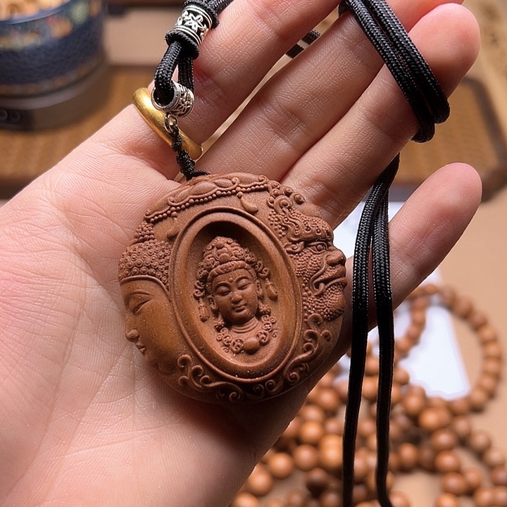 檀香木手串/手链一念之间 吊坠