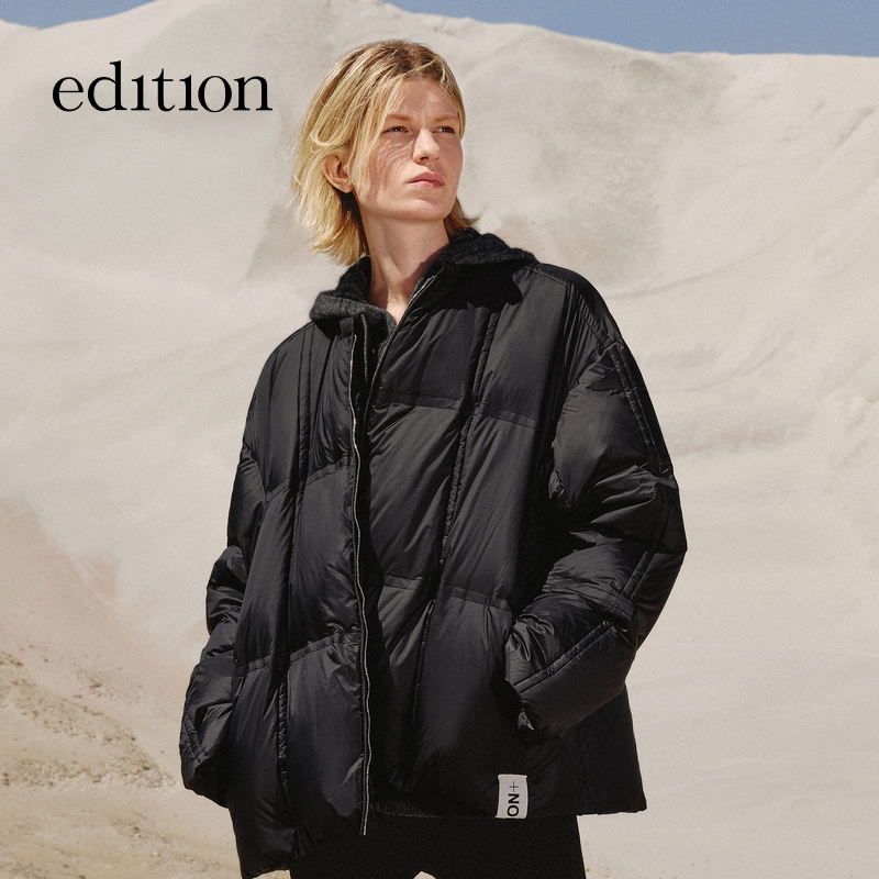 【E+轻生活系列】edition冬款高能感升温蓄热轻暖鹅绒服#EBC4EINK13
