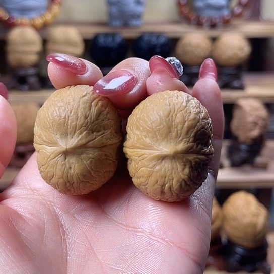 文玩核桃吊坠佛手元宝008