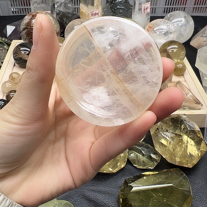 珠宝半成品水晶未镶嵌160水晶