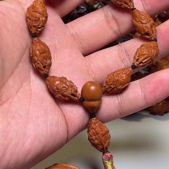 橄榄核手串/手链1.2小籽 骑兽八仙