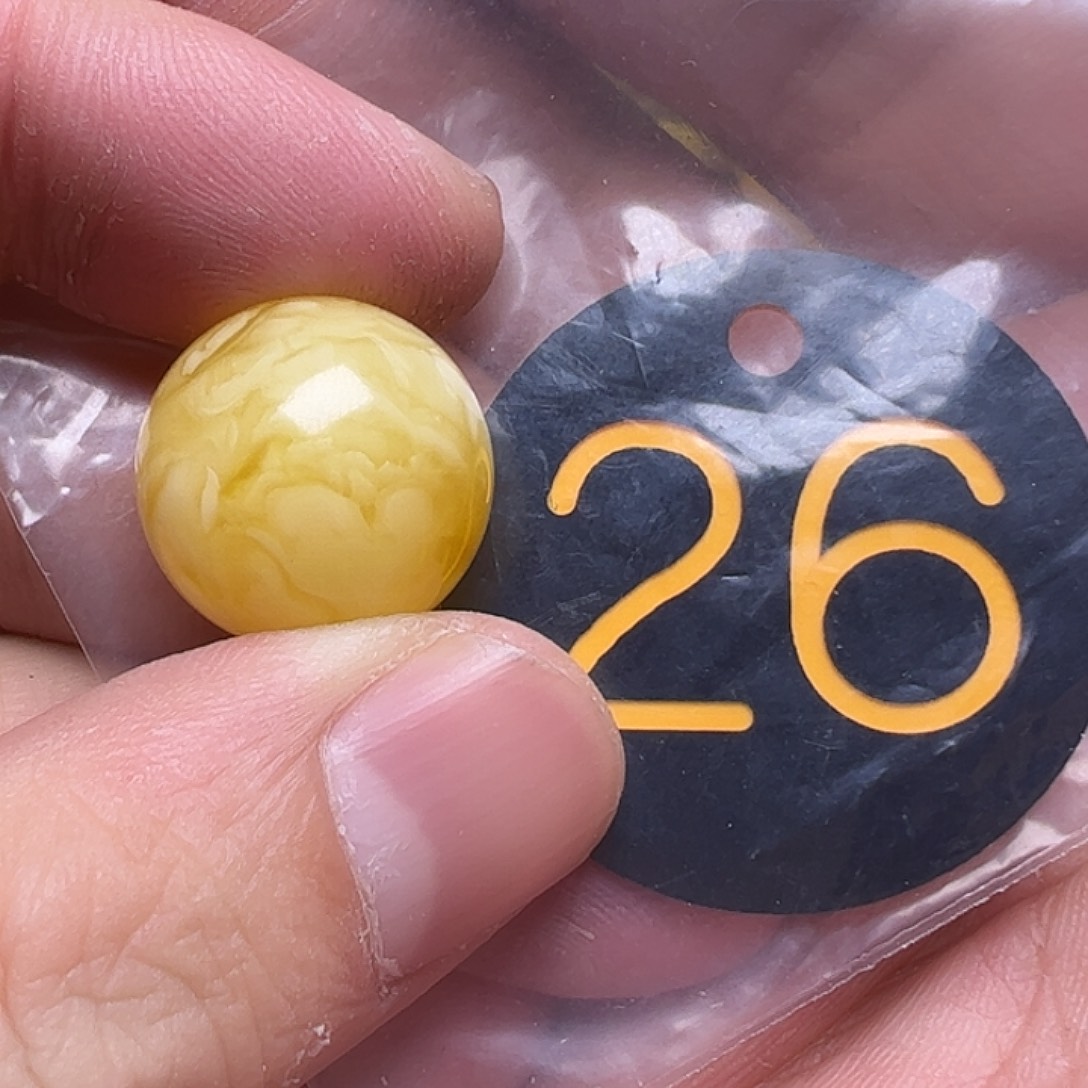 蜜蜡未镶嵌珠宝奇石17.9mm