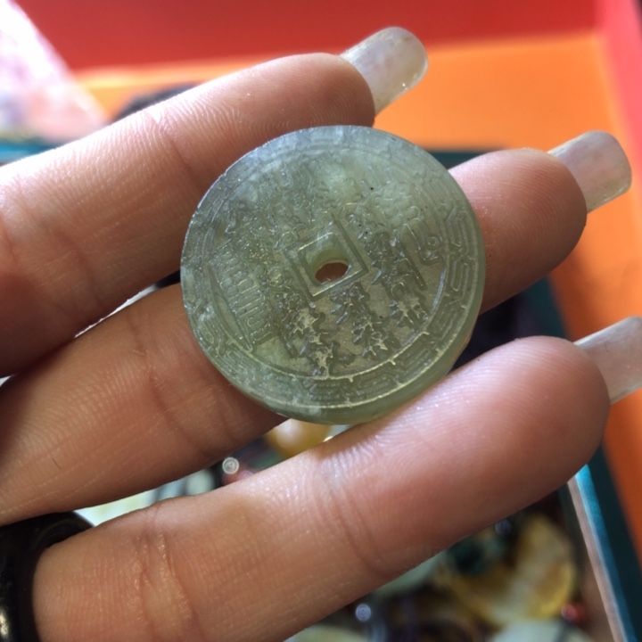 岫玉未镶嵌岫玉挂件