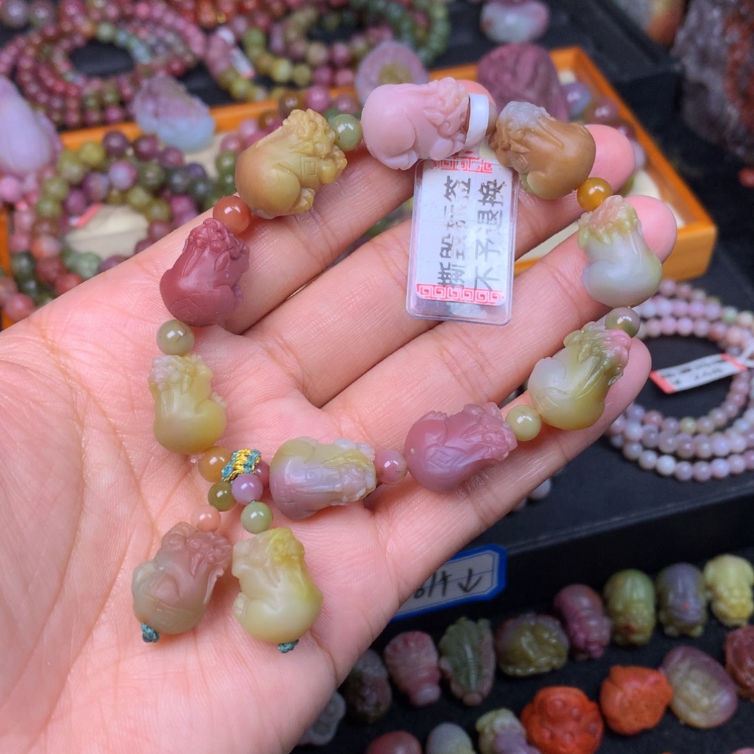 玛瑙/玉髓未镶嵌手链