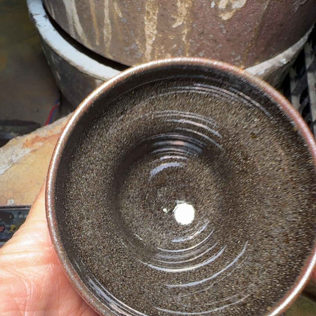 柴烧建盏茶盏茶杯205