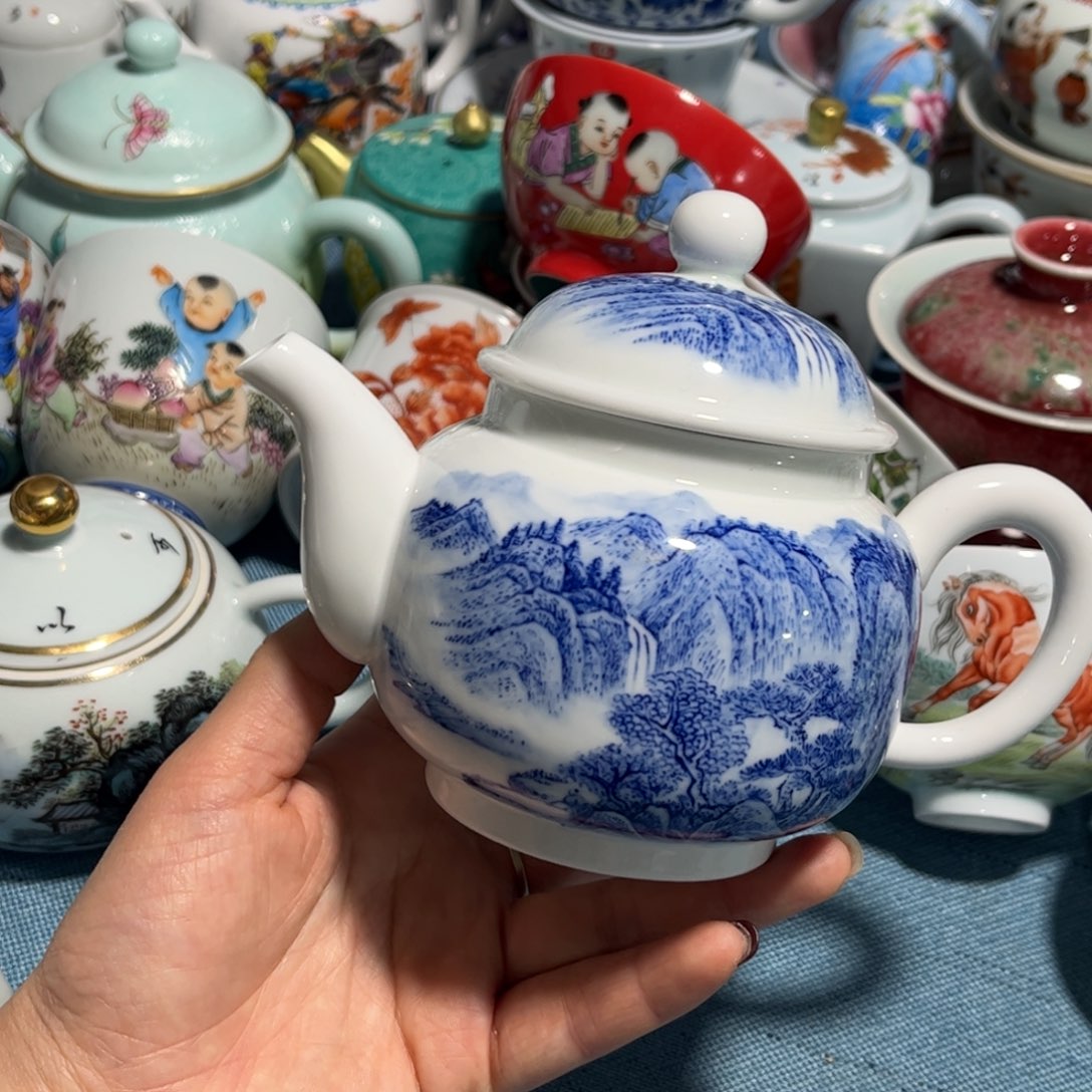 景德镇陶瓷手工手绘曌