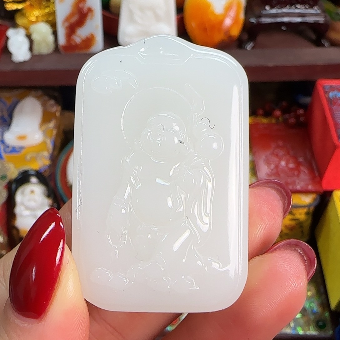 和田玉未镶嵌挂件