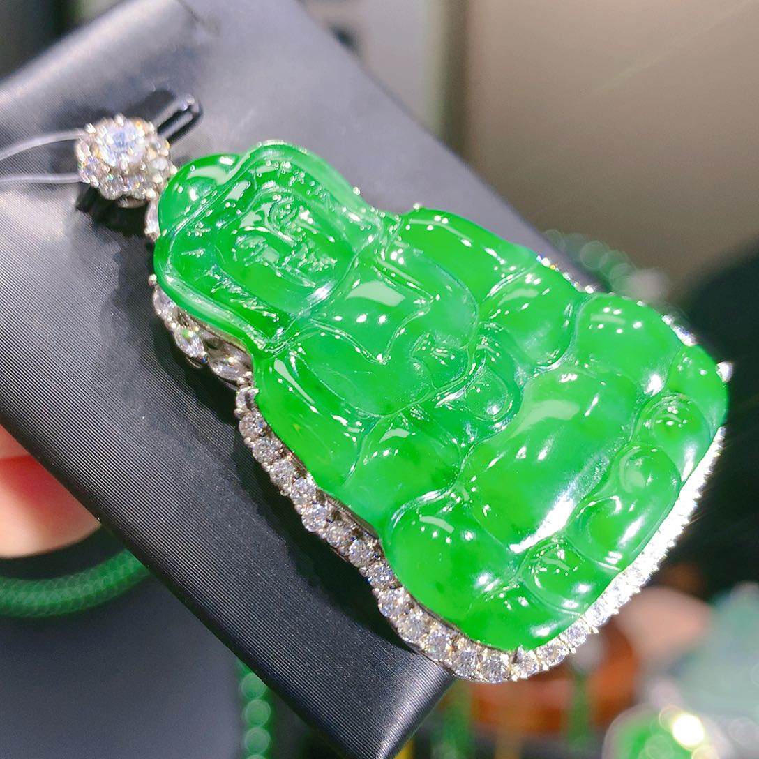 翡翠颈饰银S925镶嵌7甄选qj