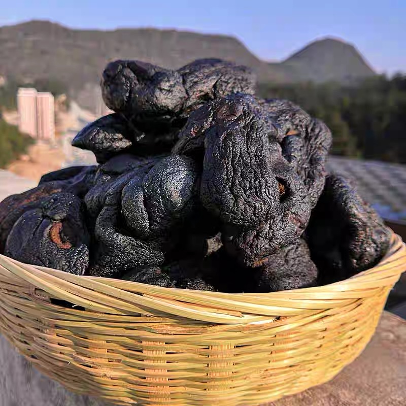 道家古法手工九蒸九晒道地黄-精果搭配红枣泡水泡酒y1