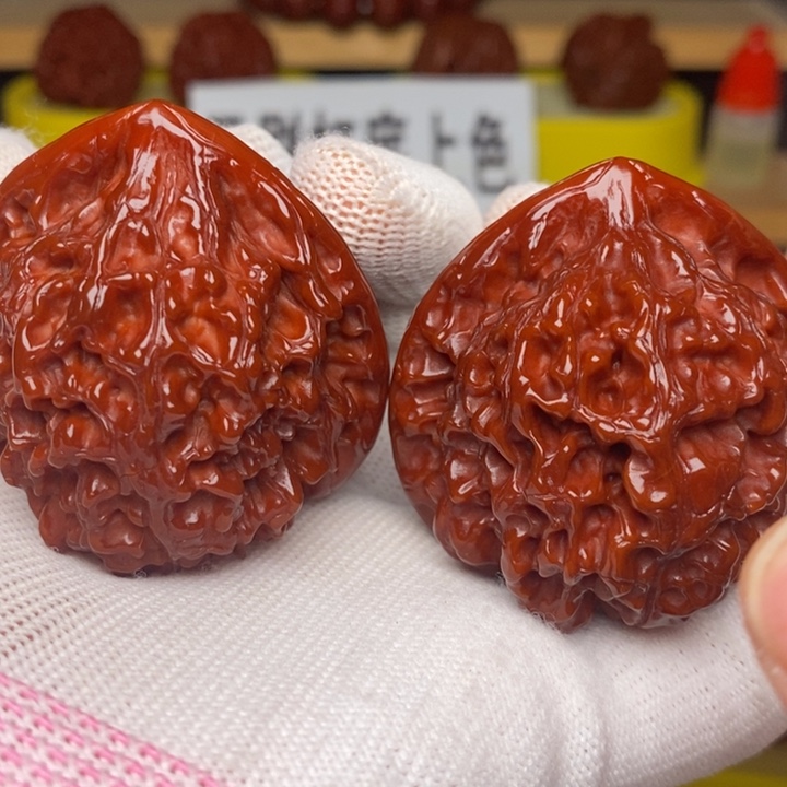 文玩核桃把件繁**盛官帽