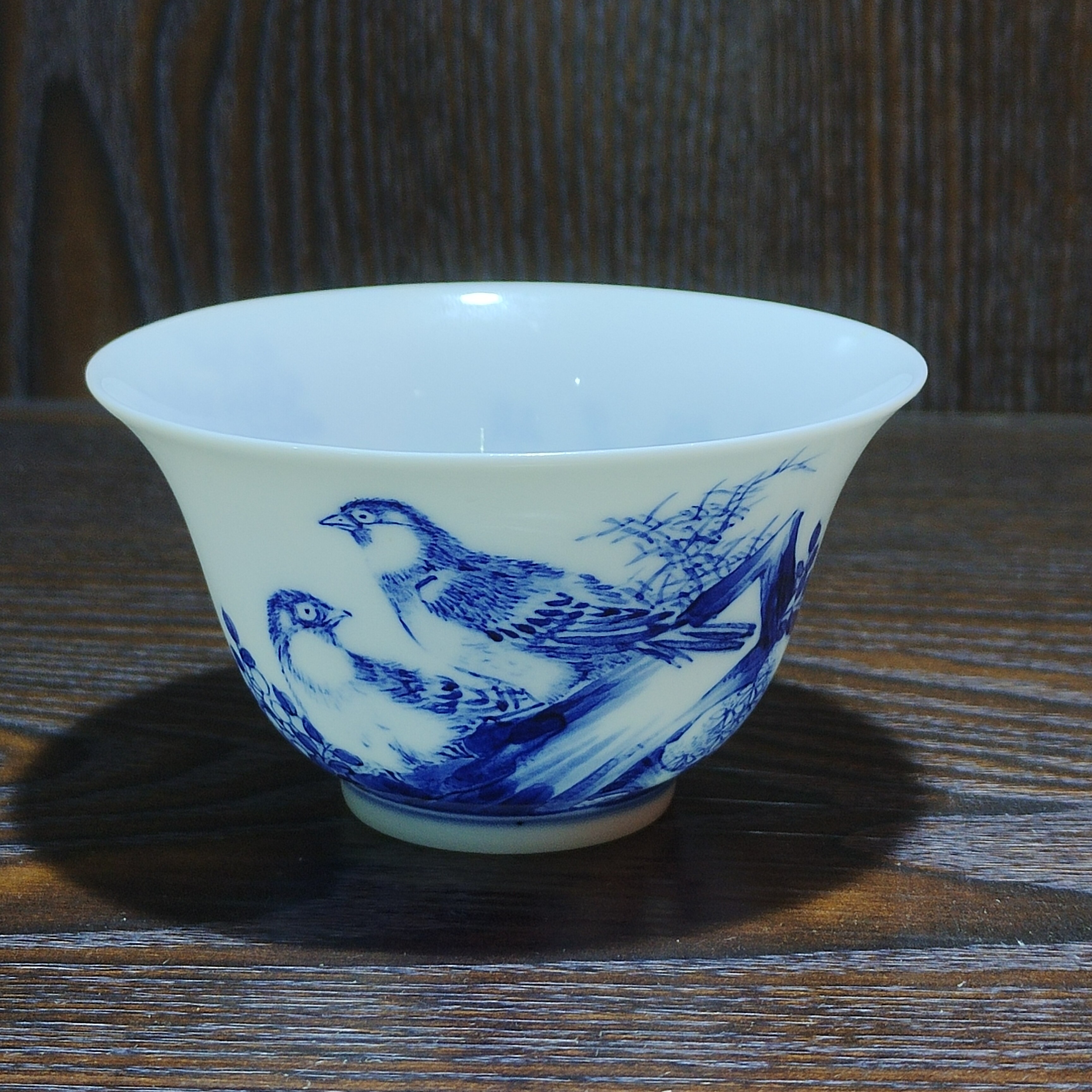 纯滑石子硕果飘香写实主人杯全手工手绘