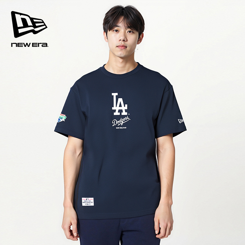 New Era纽亦华新款MLB系列66号公路纪念款T恤户外运动美式短袖