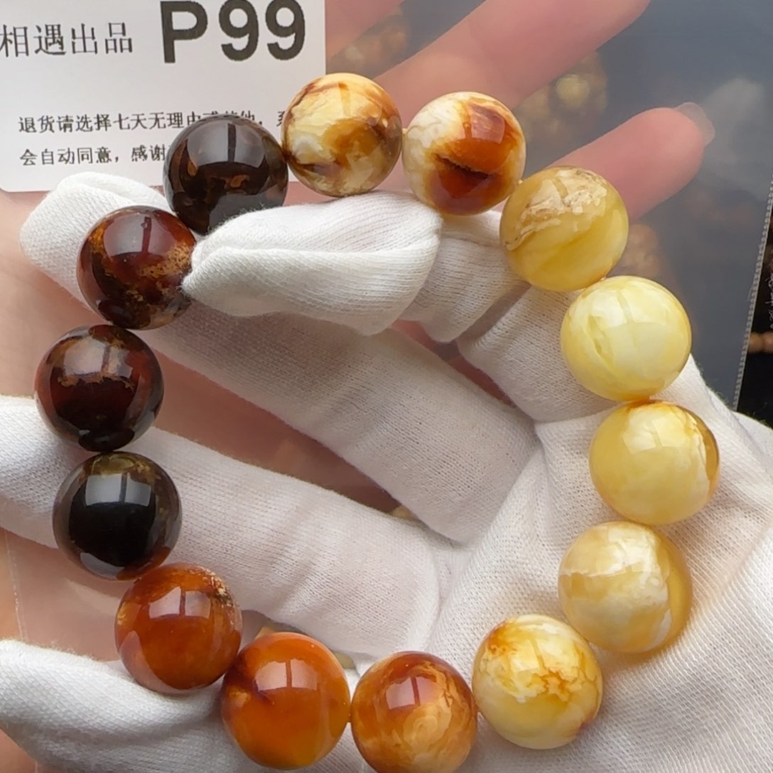 琥珀裸石未镶嵌琥珀蜜蜡