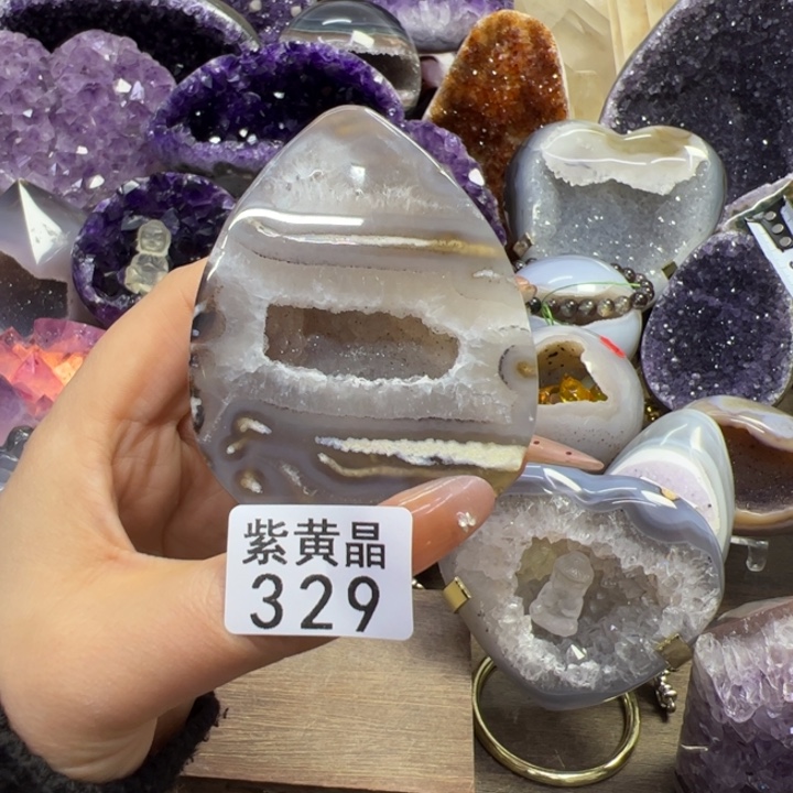 未镶嵌大型摆件（非配饰）紫晶329