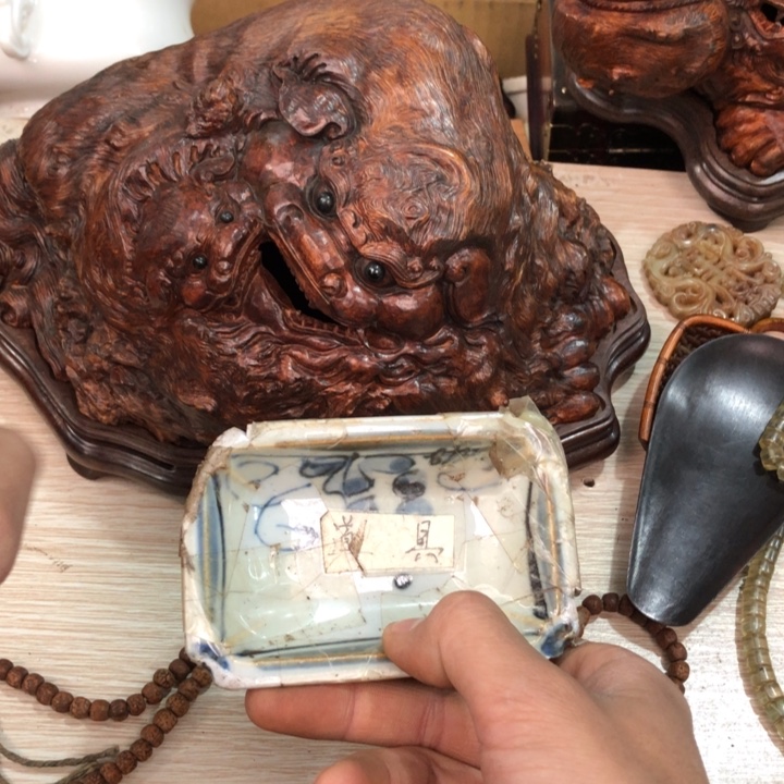 陶瓷孤品单件车里拍