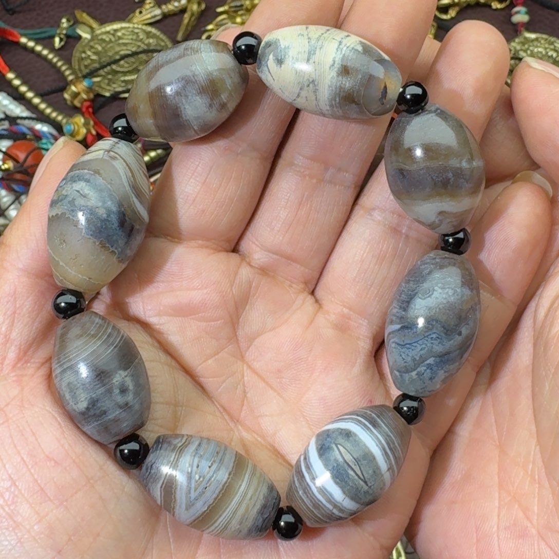 思***玛瑙/玉髓未镶嵌颈饰