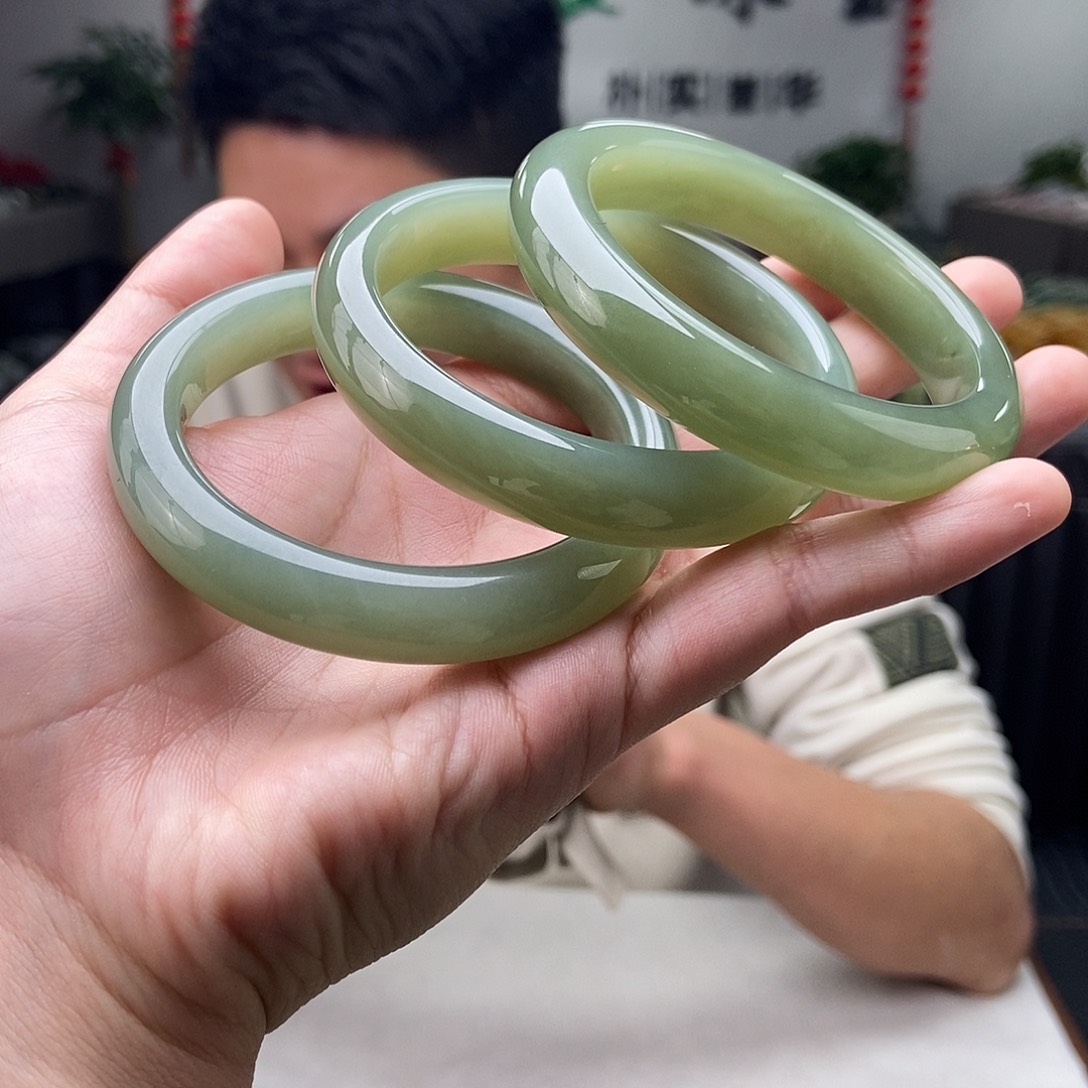 和田玉54-61颜色多样性发拍一发一未镶嵌