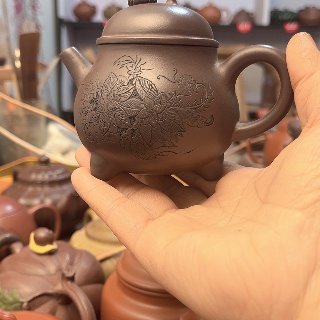 茶壶紫砂全手工制作