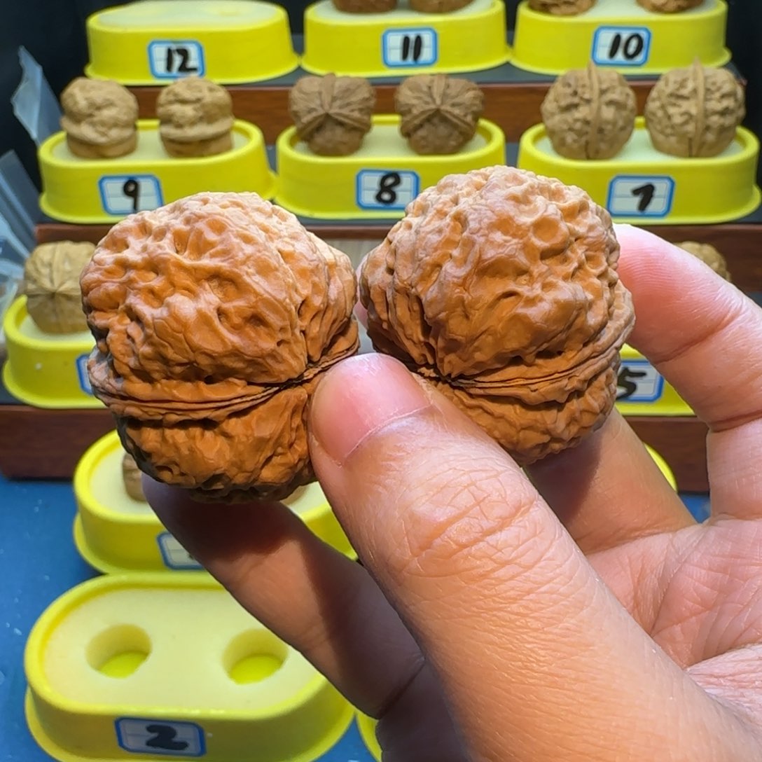 健***飞桃核把件蟾王核桃