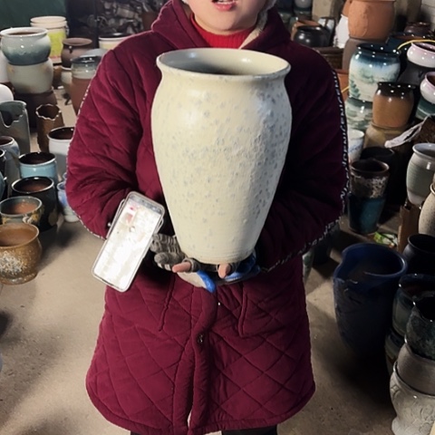 口20高31瑕疵盆子 