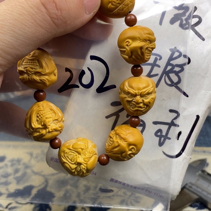 橄榄核手串/手链橄榄核雕工艺手串