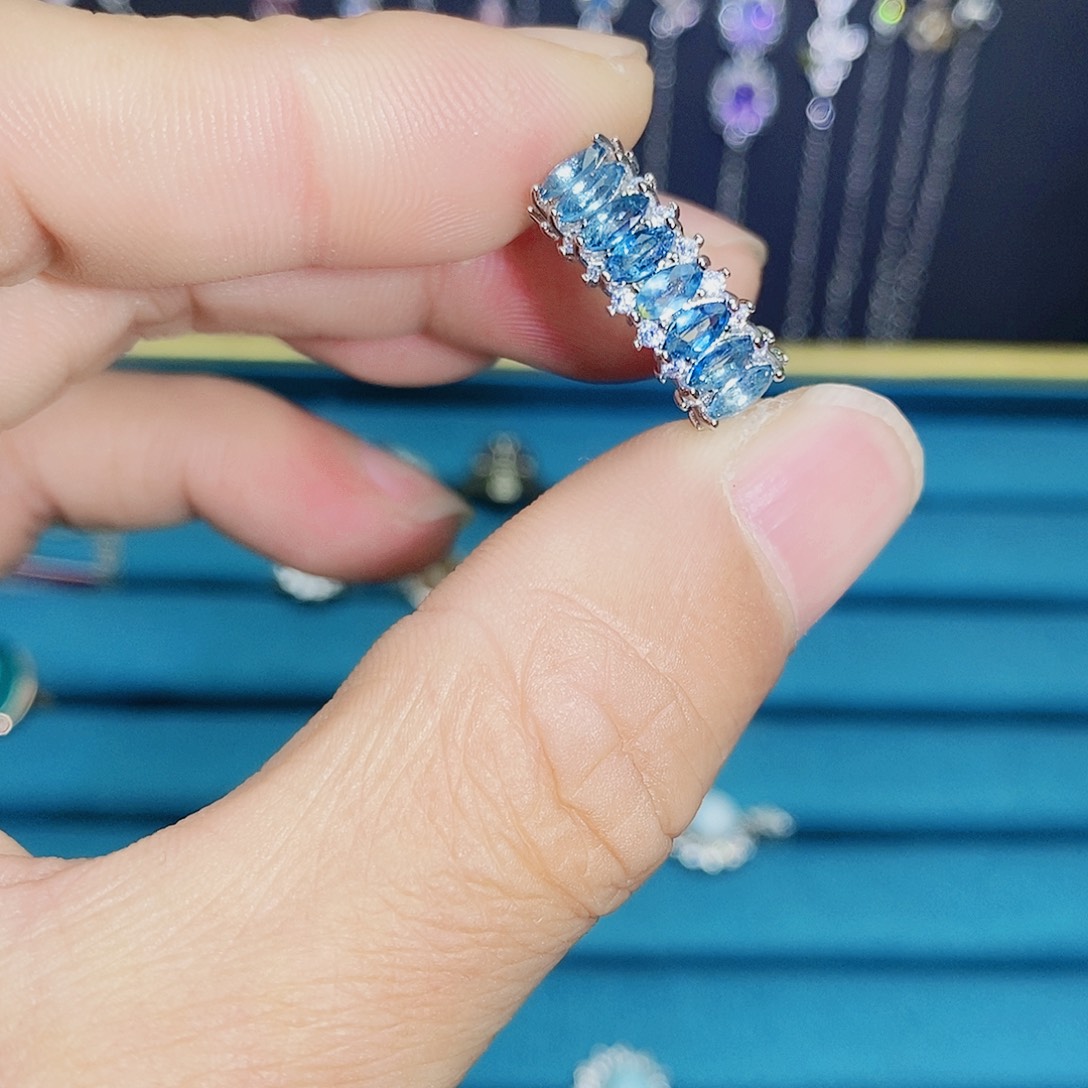 紫晶珠宝半成品银S925镶嵌