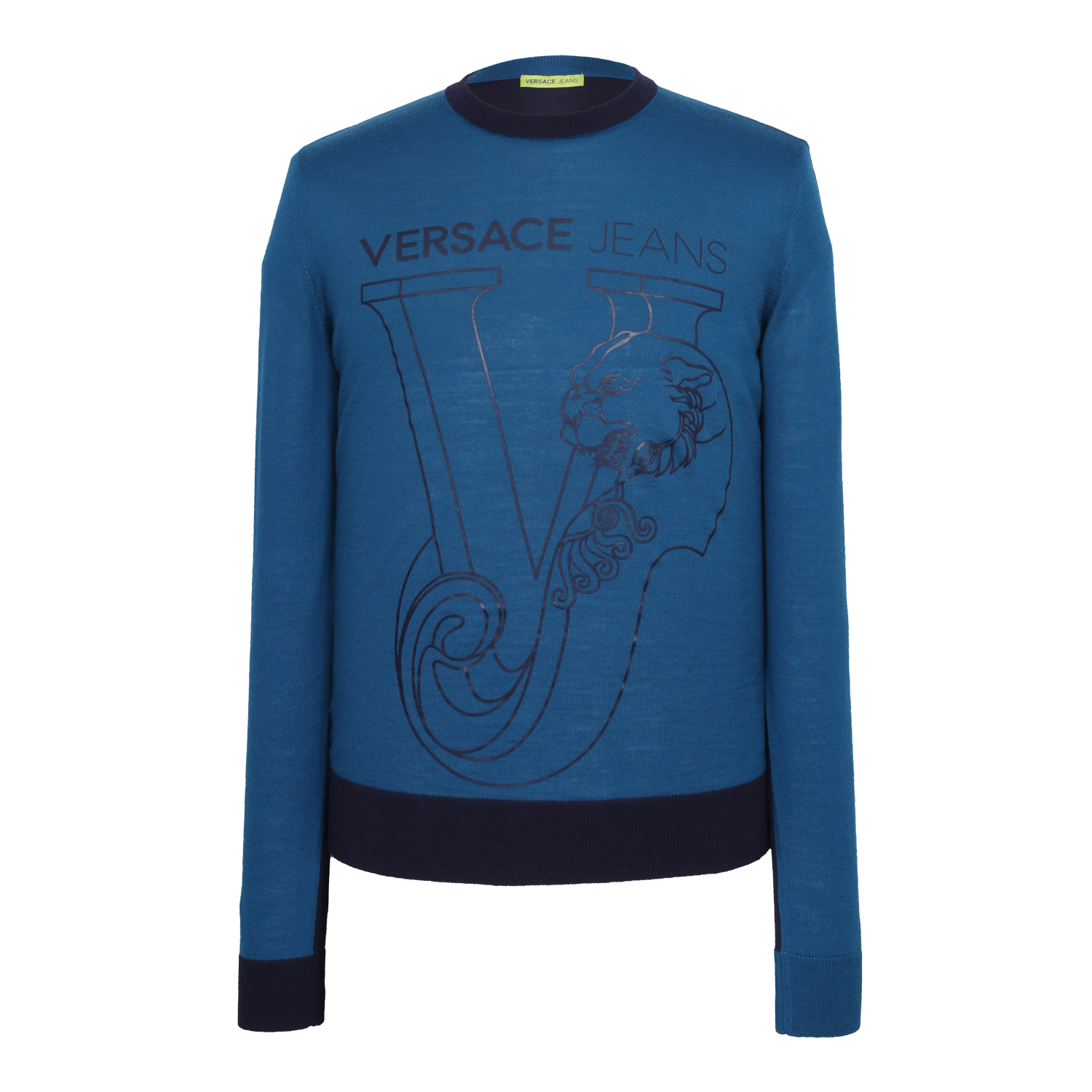 未使用 VERSACE/范思哲 男士拼色针织衫2102040000036