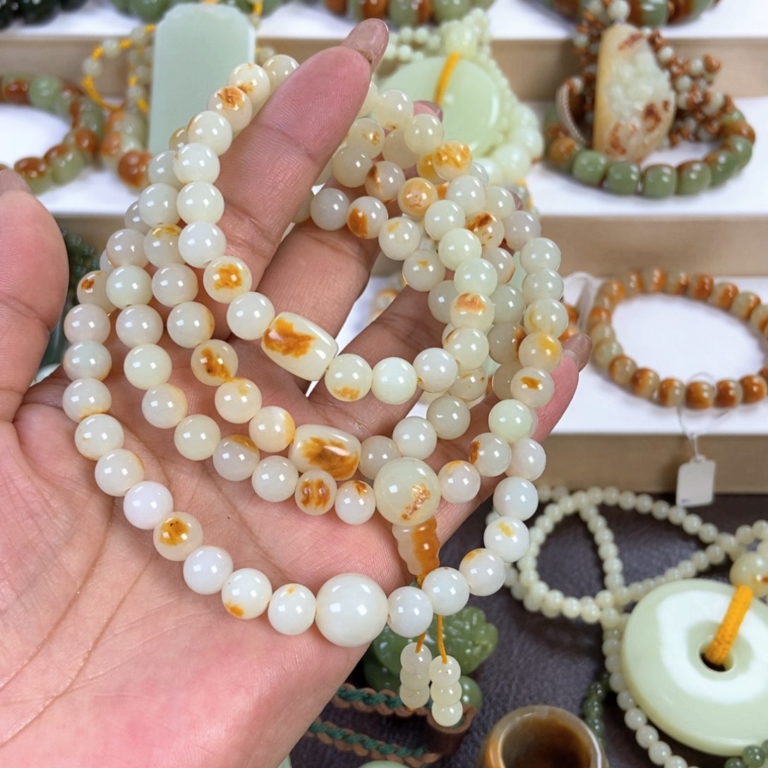 未镶嵌透闪石质玉手链气****撒