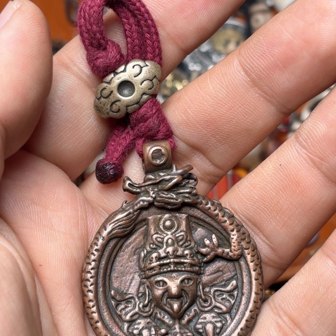 铜星月菩提挂件菩提