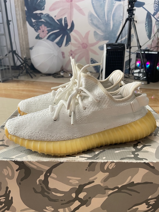 90新 MM6 41码255/adidas Yeezy Boost 350 V2 防滑休闲鞋