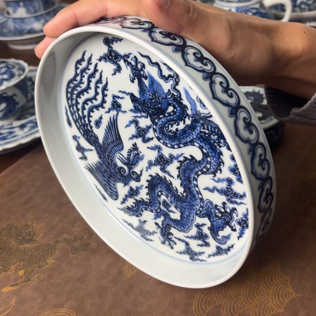 陶摆件景德镇手绘茶器