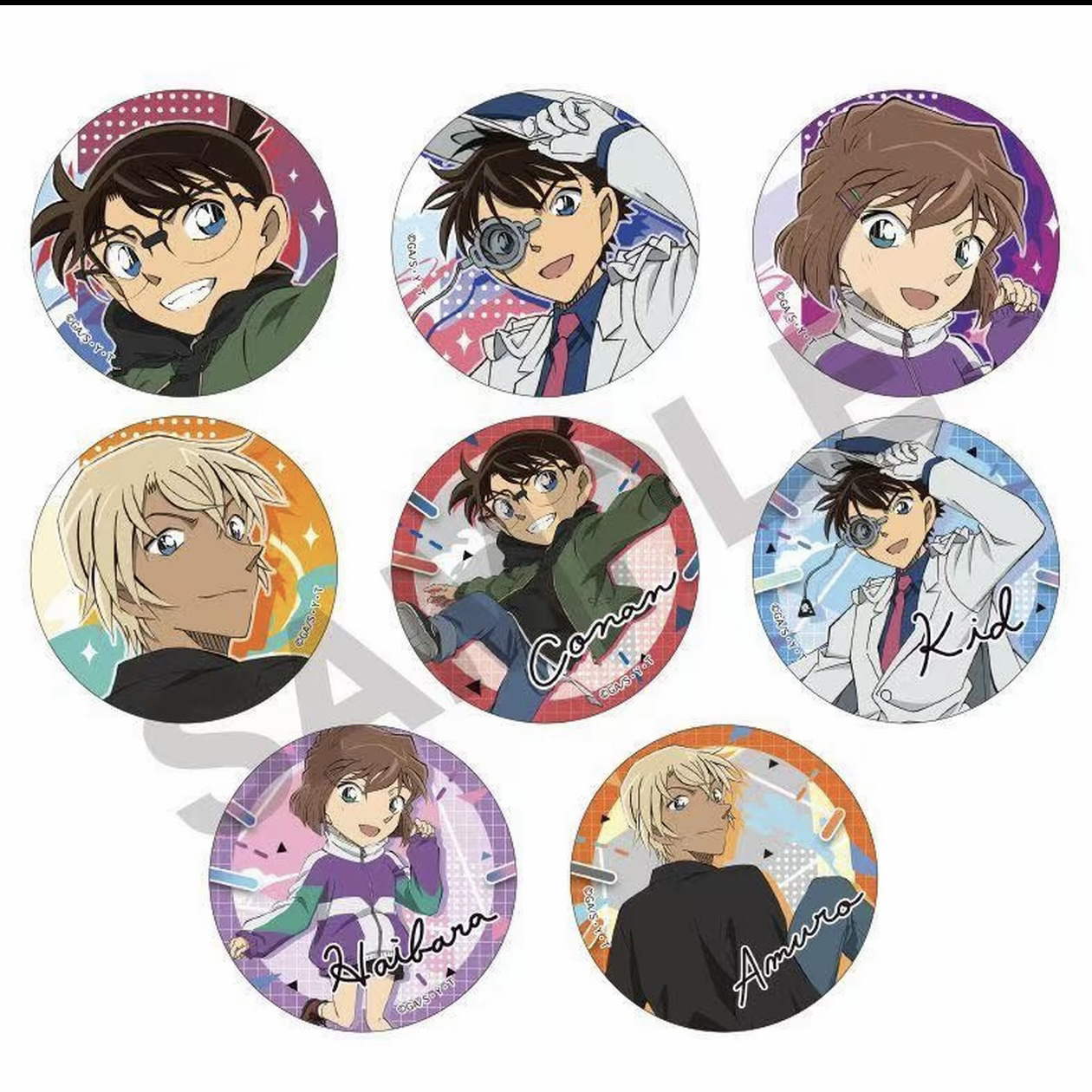 名侦探柯南 跳跃正比系列收藏吧唧（代拆）