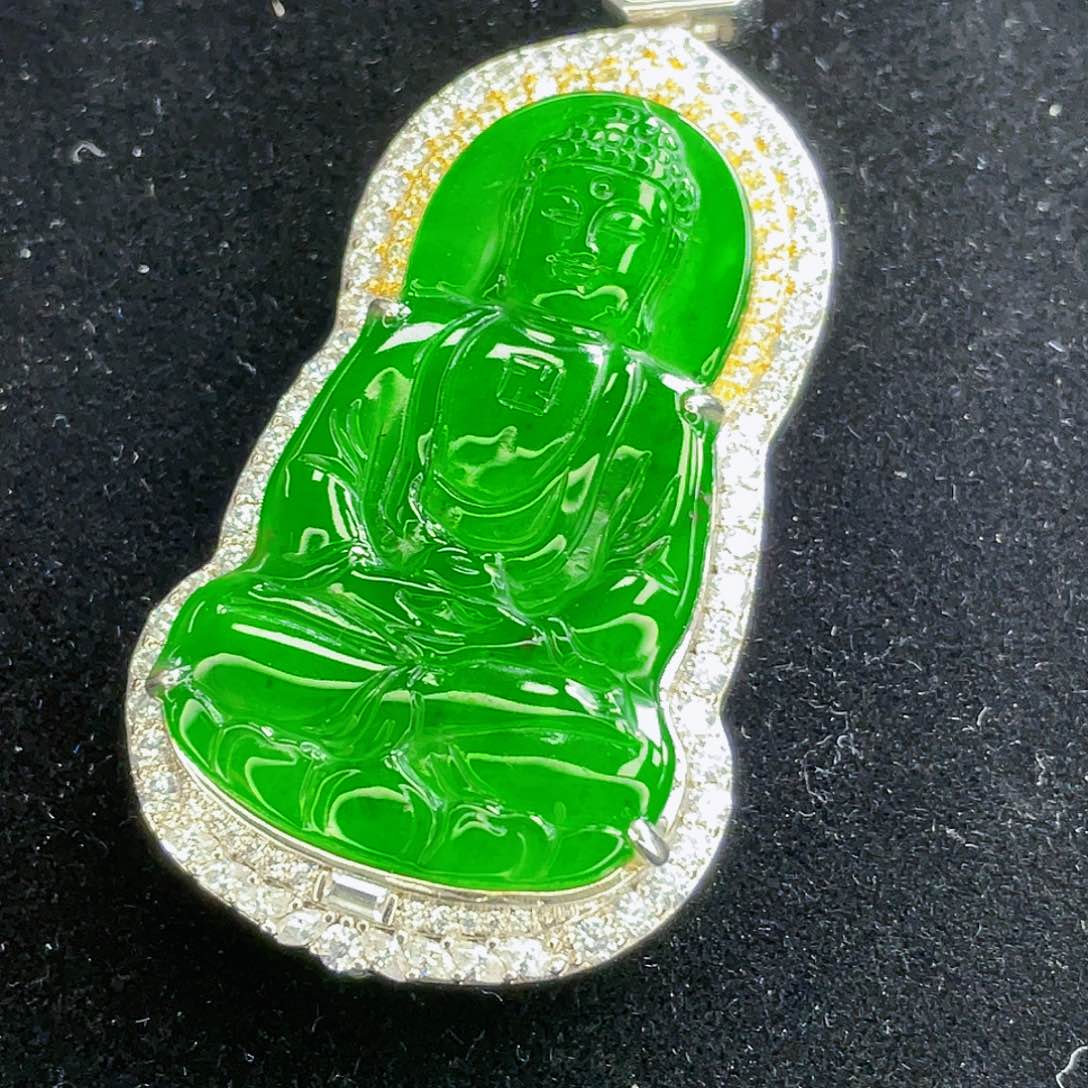 翡翠吊坠(不含链)未镶嵌