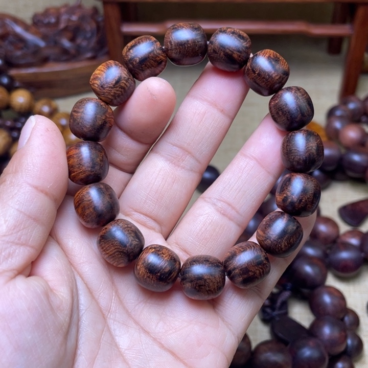 恩***尚手串/手链黄花梨/降香黄檀海黄油梨老料13x13