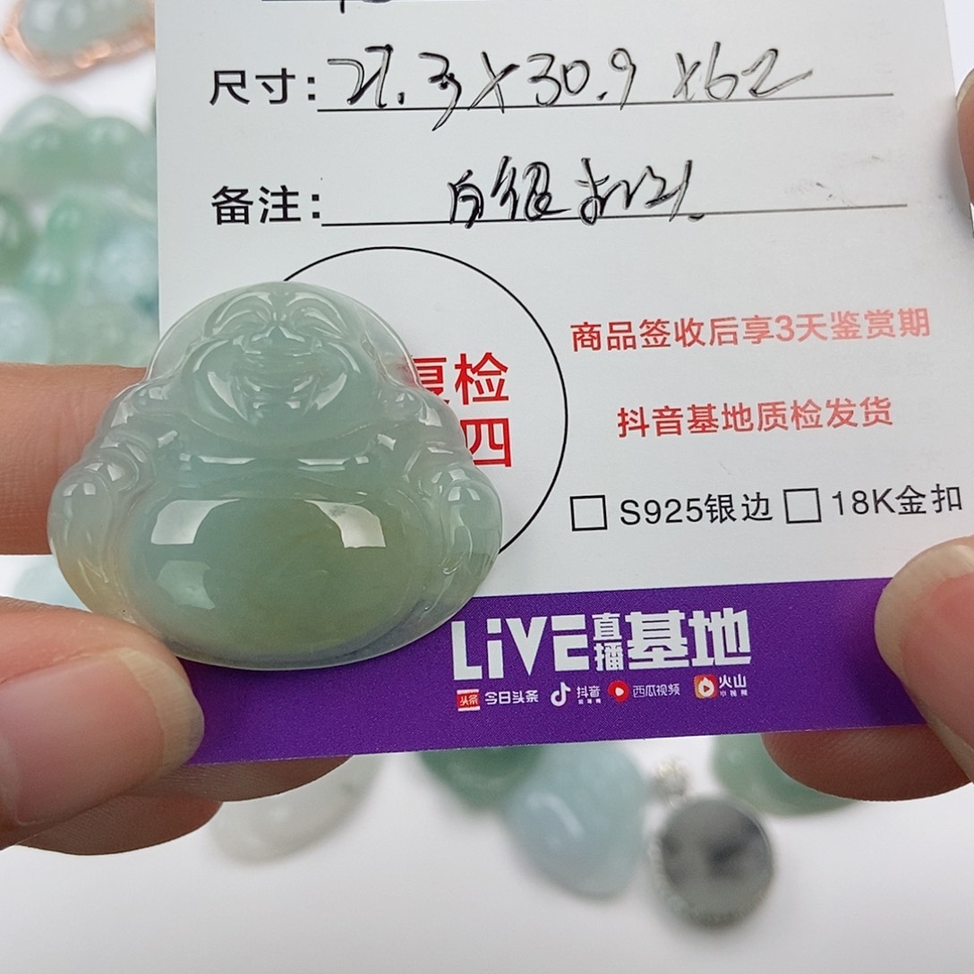 翡翠颈饰未镶嵌❤️****翡翠