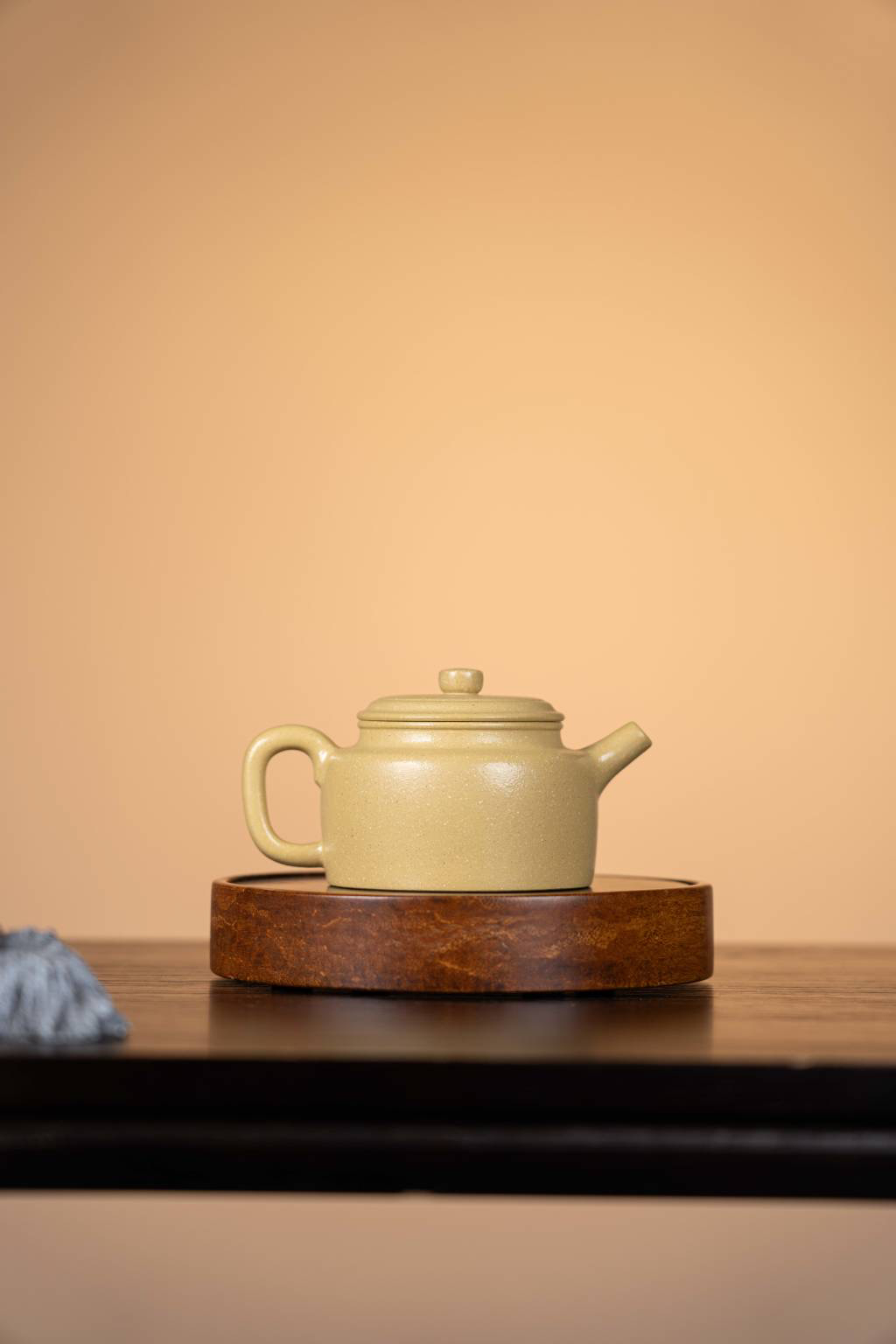 【大水潭梨皮本绿·德钟200cc】原矿大水潭矿区本绿精工手制紫砂壶