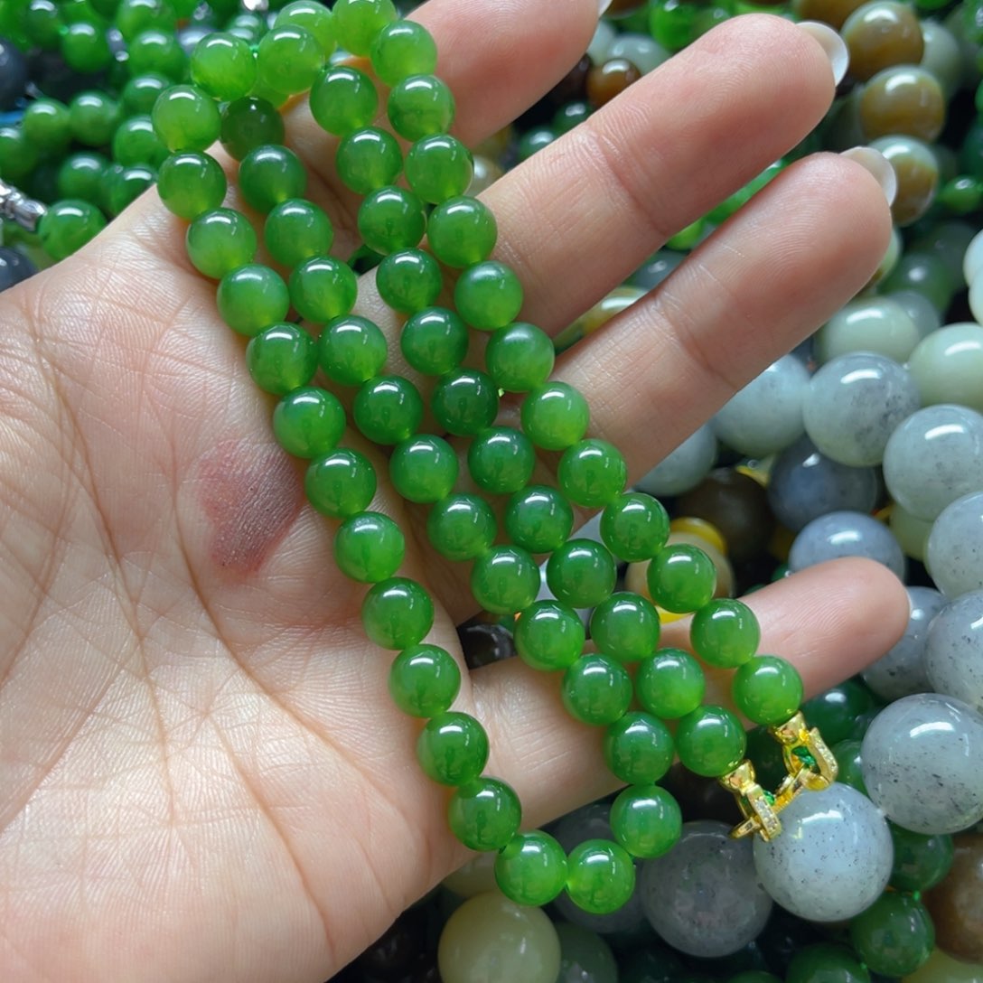 和田玉手链未镶嵌