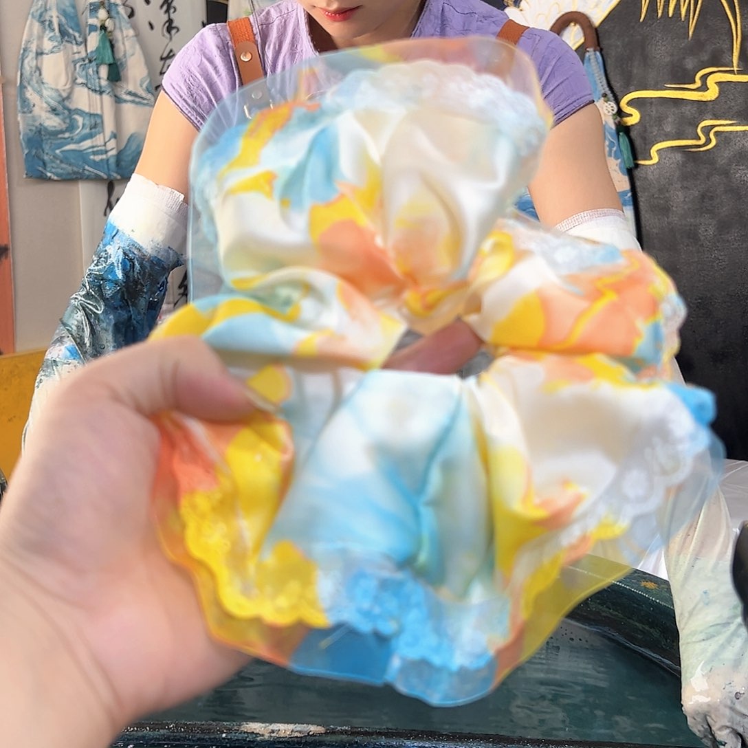 142精品蕾丝发圈手作