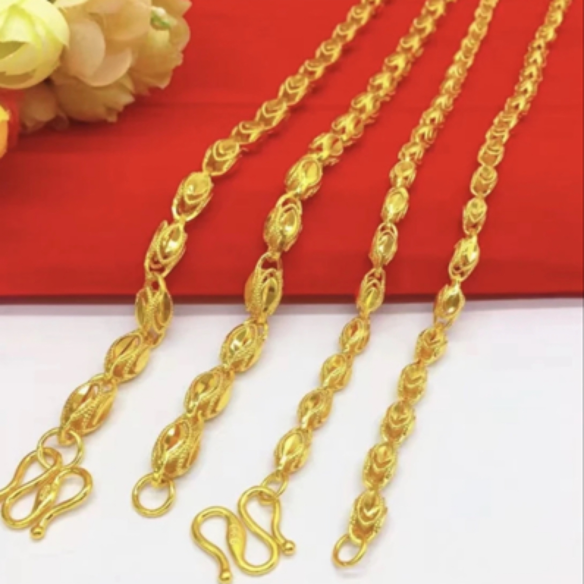 合金项链 玲珑凤羽项链（选大小）