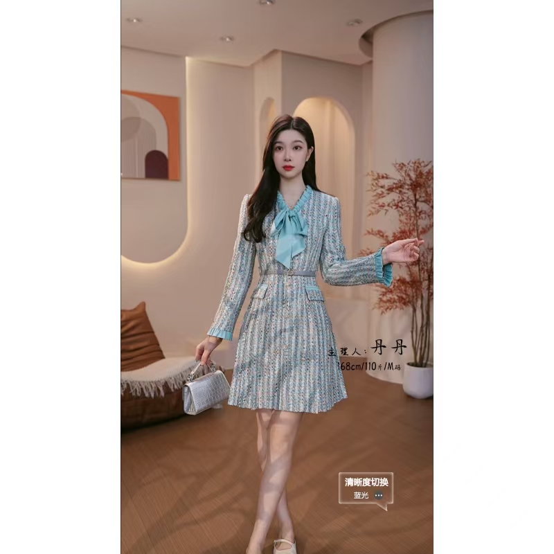 【古蔓诗福利款】6836显瘦百搭气质连衣裙新款高级感通勤