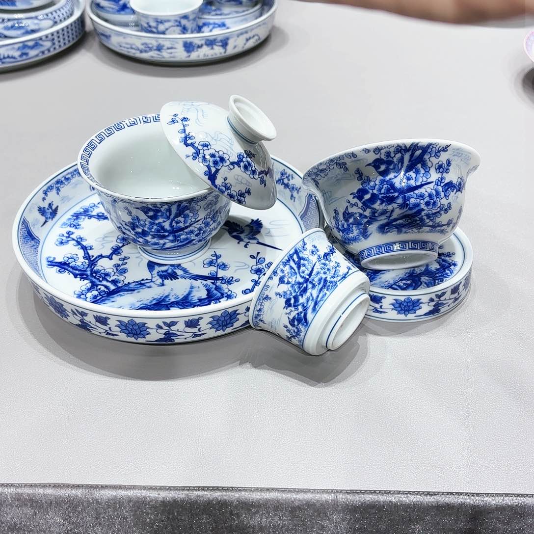 盖碗景德镇高温茶具