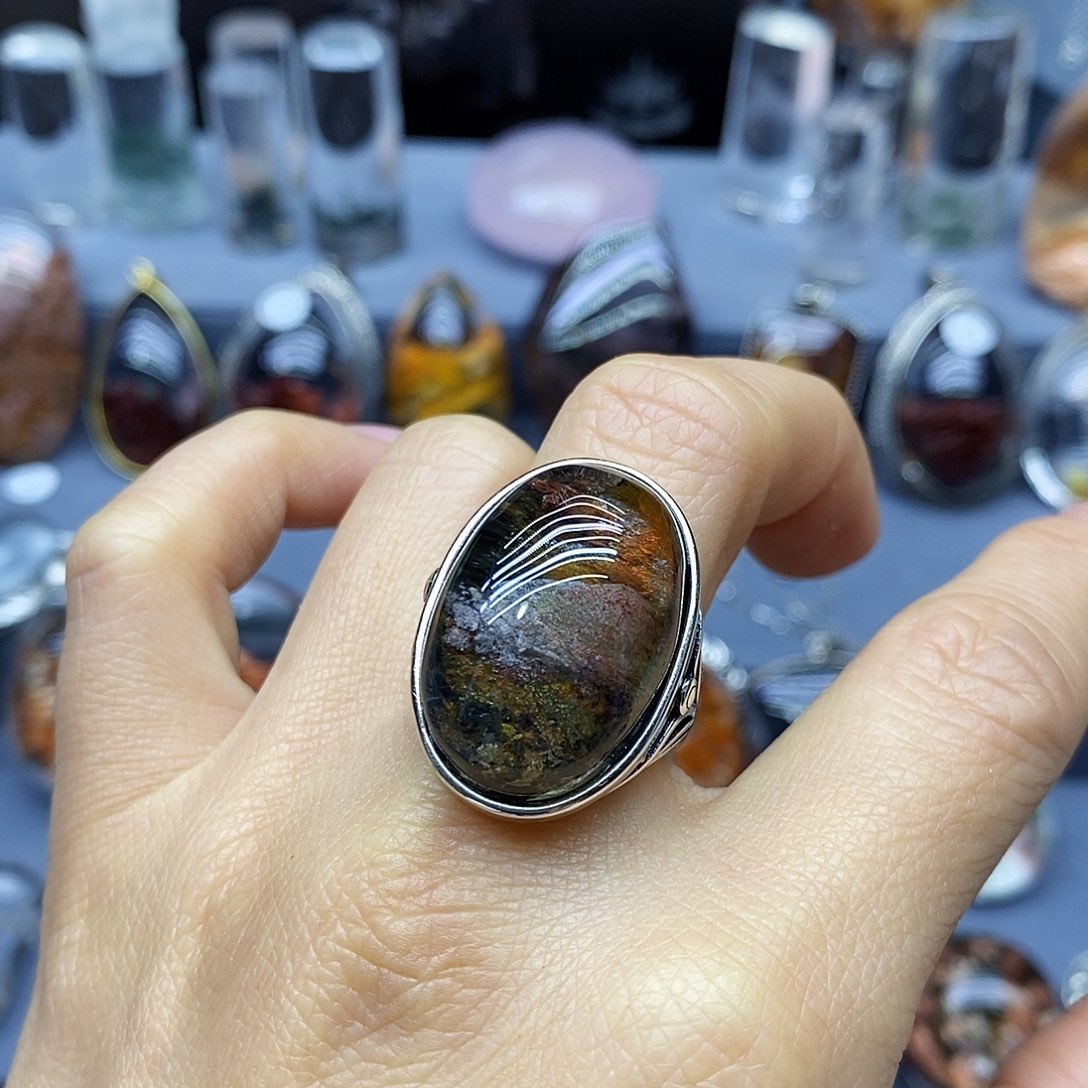 水晶戒指银S925镶嵌?****?水晶