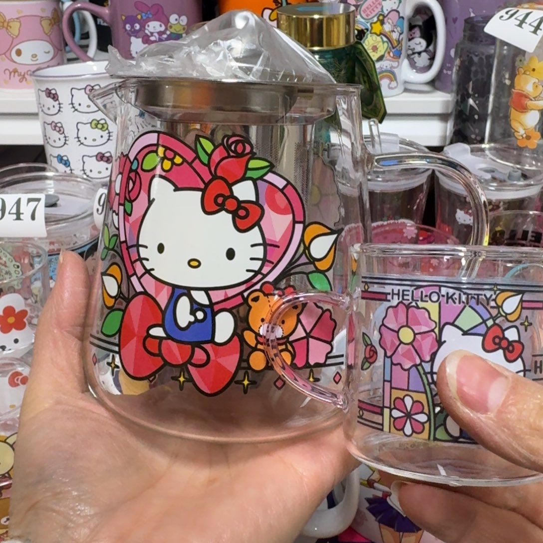 水晶玻璃吸管款一壶两杯