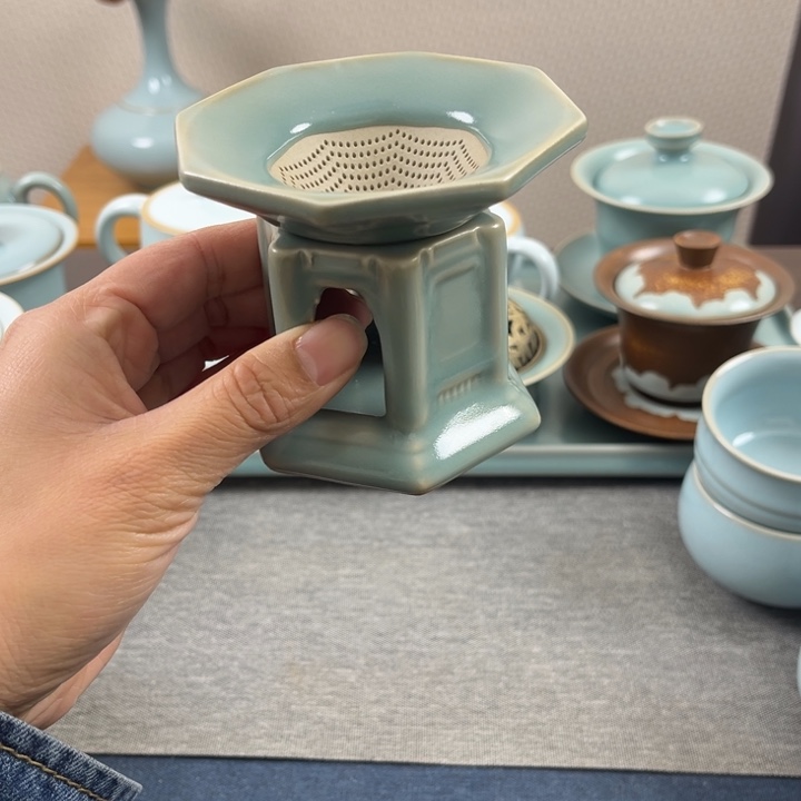 杯仿古釉茶漏光的设计和使用效果