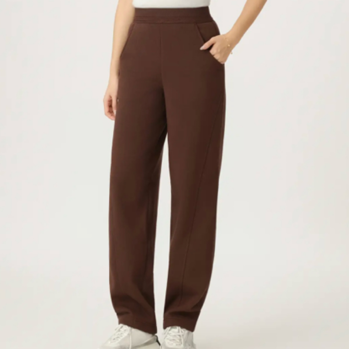 GIRDEAR/哥弟25年新款休闲时尚百搭松紧高腰裤1100490