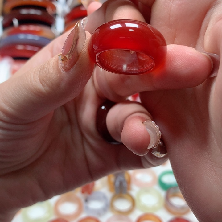 玛瑙/玉髓手串未镶嵌沙***3