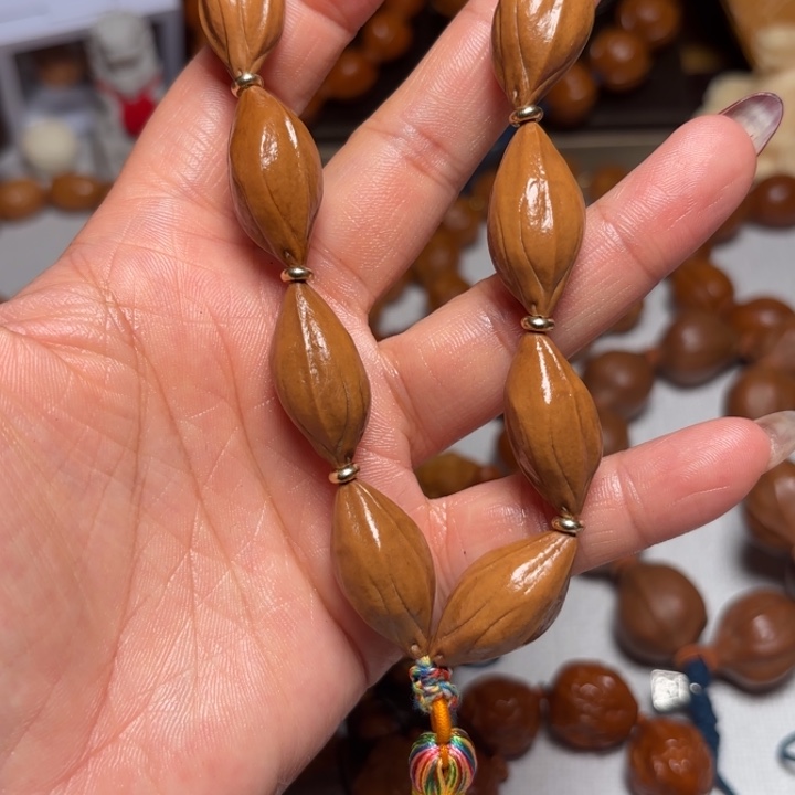 橄榄核手串/手链1.3金瓜子