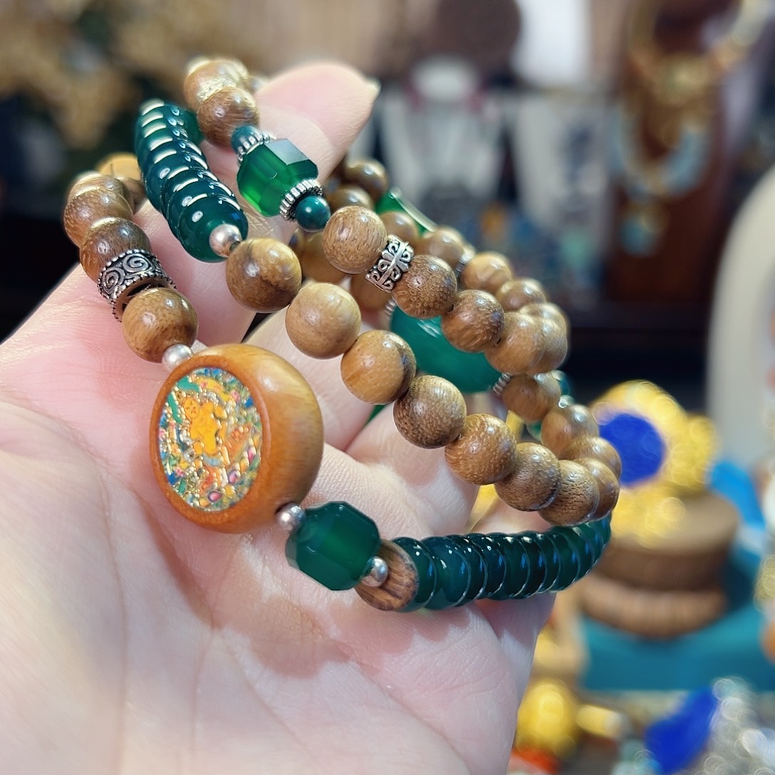 玛瑙未镶嵌手链国风