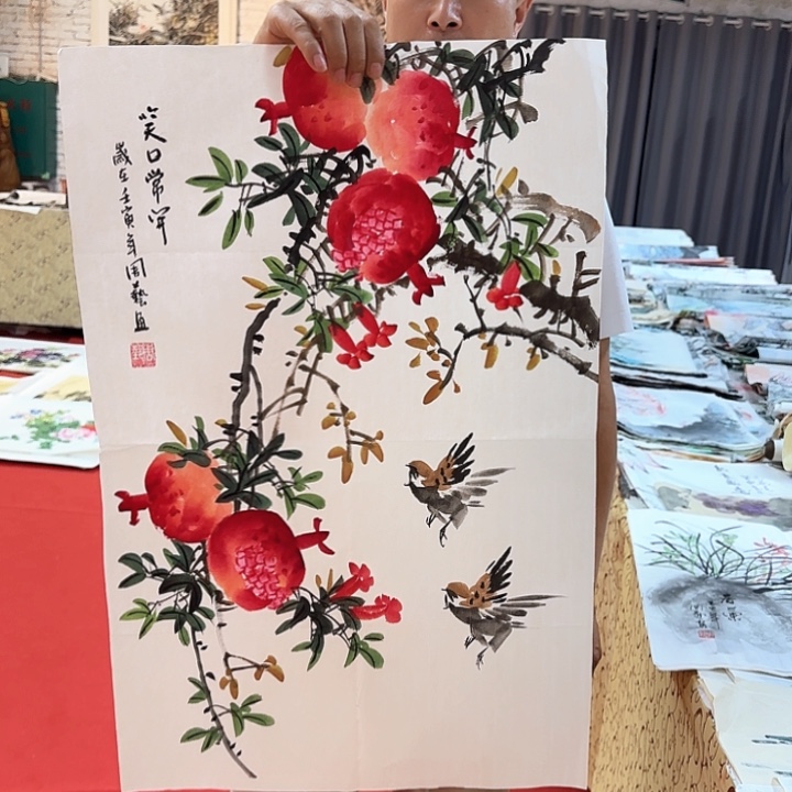 国画国画作品手绘