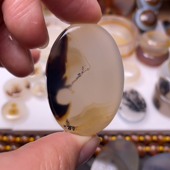 玛瑙/玉髓未镶嵌吊坠(不含链)